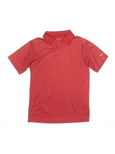 Pre-owned Nike Kids' Short Sleeve Polo Shirt In Red