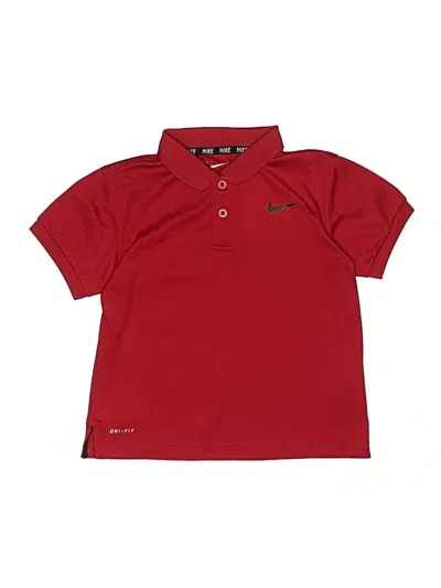Pre-owned Nike Babies' Short Sleeve Polo Shirt In Red