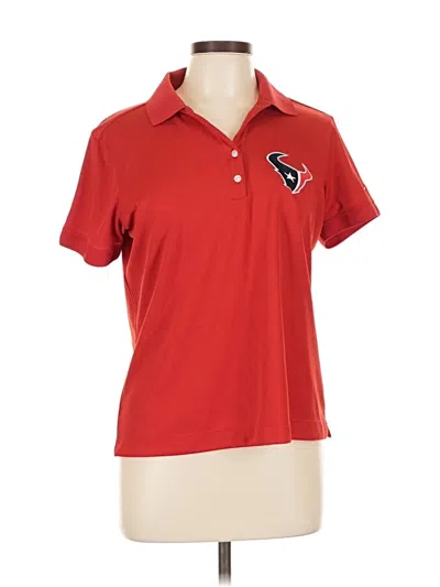 Pre-owned Nike Short Sleeve Polo Shirt In Red
