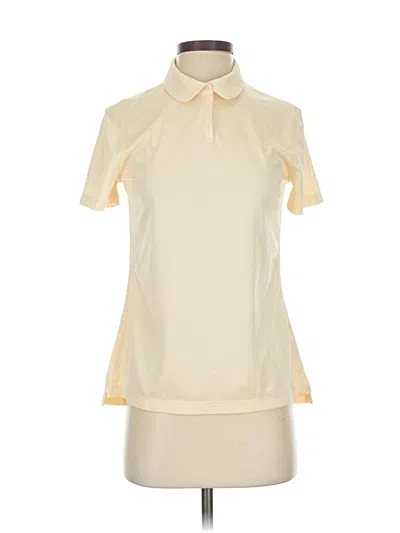 Pre-owned Nike Short Sleeve Polo Shirt In White