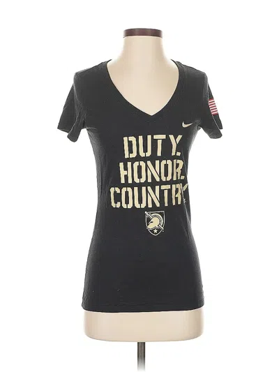 Pre-owned Nike Short Sleeve T-shirt In Black