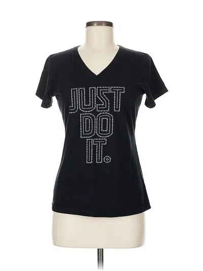 Pre-owned Nike Short Sleeve T-shirt In Black