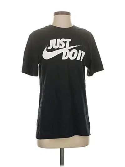 Pre-owned Nike Short Sleeve T-shirt In Black