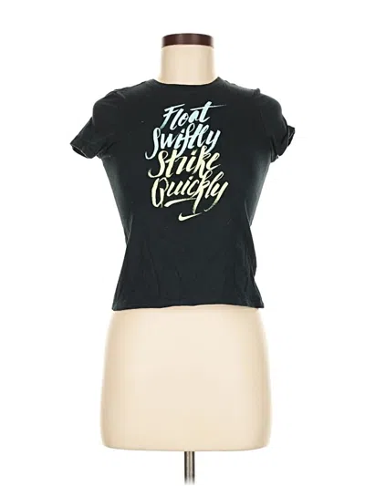 Pre-owned Nike Short Sleeve T-shirt In Black