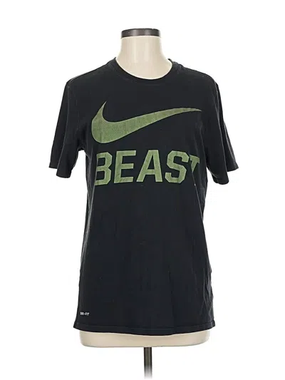 Pre-owned Nike Short Sleeve T-shirt In Black