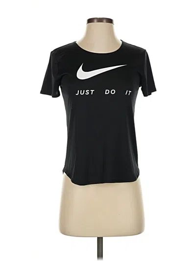 Pre-owned Nike Short Sleeve T-shirt In Black