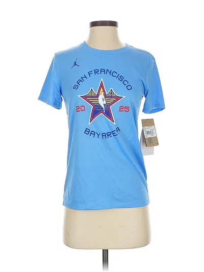 Pre-owned Nike Short Sleeve T-shirt In Blue