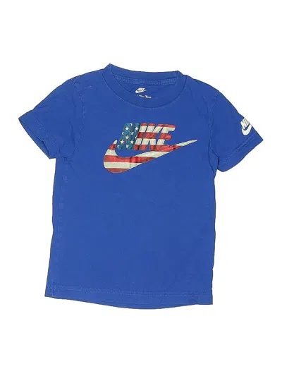 Pre-owned Nike Kids' Short Sleeve T-shirt In Blue