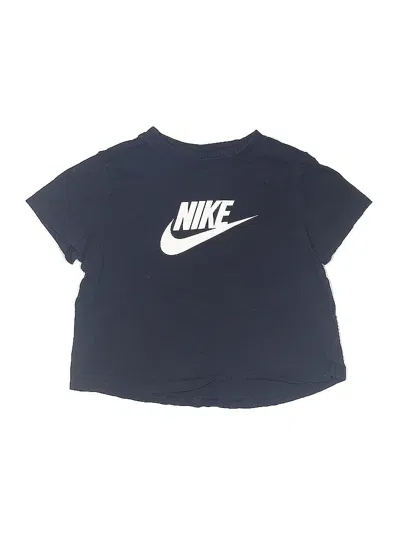 Pre-owned Nike Kids' Short Sleeve T-shirt In Blue