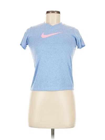 Pre-owned Nike Short Sleeve T-shirt In Blue