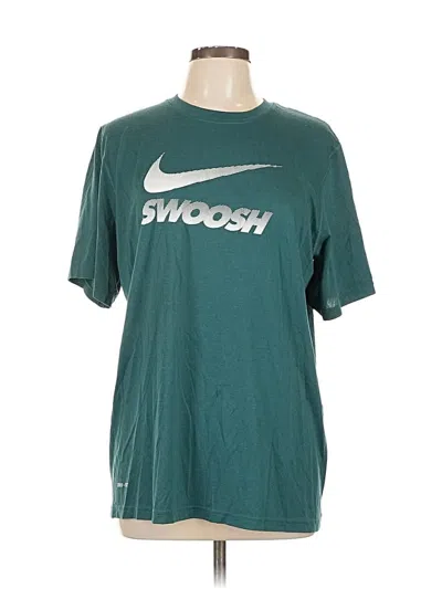 Pre-owned Nike Short Sleeve T-shirt In Blue