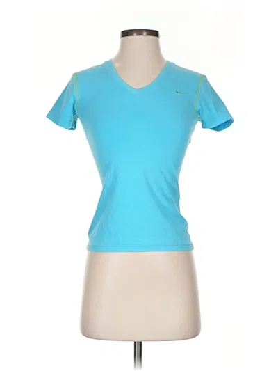 Pre-owned Nike Short Sleeve T-shirt In Blue