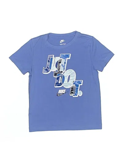 Pre-owned Nike Kids' Short Sleeve T-shirt In Blue