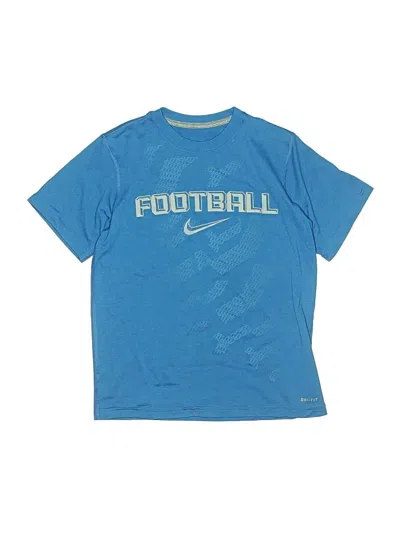 Pre-owned Nike Kids' Short Sleeve T-shirt In Blue