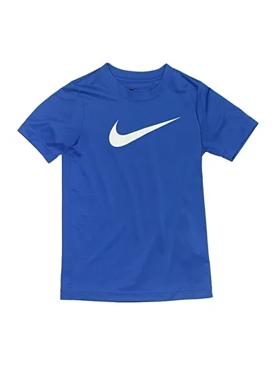 Pre-owned Nike Kids' Short Sleeve T-shirt In Blue