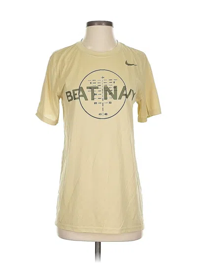 Pre-owned Nike Short Sleeve T-shirt In Brown