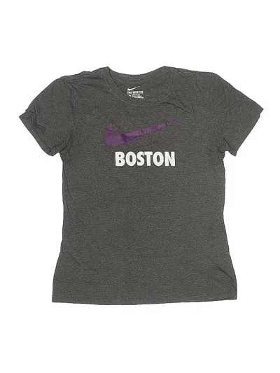 Pre-owned Nike Kids' Short Sleeve T-shirt In Gray