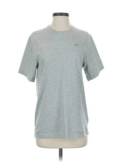 Pre-owned Nike Short Sleeve T-shirt In Gray
