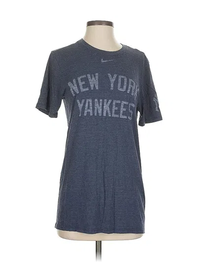 Pre-owned Nike Short Sleeve T-shirt In Gray