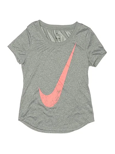 Pre-owned Nike Kids' Short Sleeve T-shirt In Gray