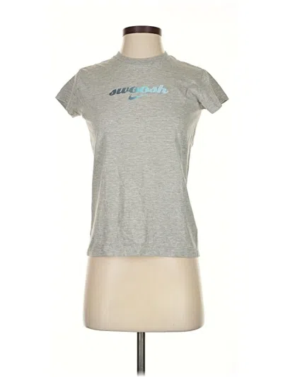 Pre-owned Nike Short Sleeve T-shirt In Gray