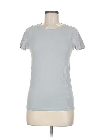 Pre-owned Nike Short Sleeve T-shirt In Gray