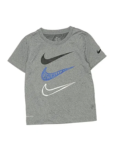 Pre-owned Nike Kids' Short Sleeve T-shirt In Gray