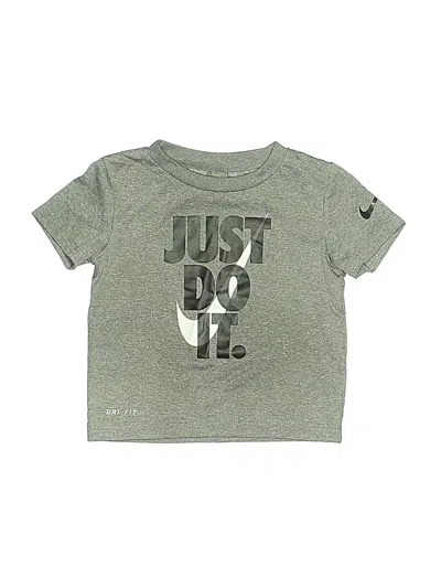 Pre-owned Nike Kids' Short Sleeve T-shirt In Gray