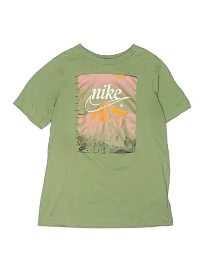 Pre-owned Nike Kids' Short Sleeve T-shirt In Green