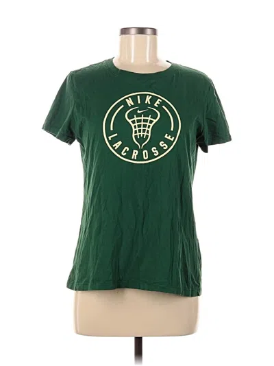 Pre-owned Nike Short Sleeve T-shirt In Green