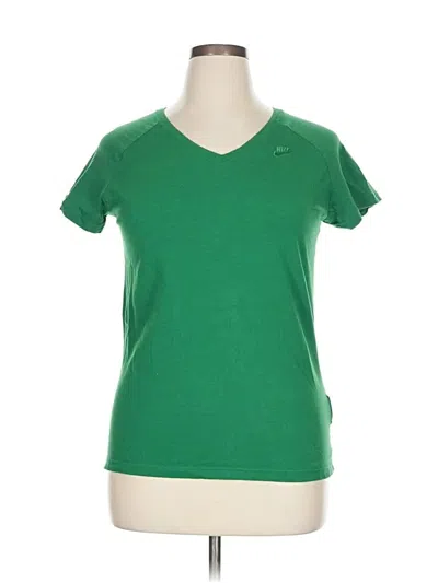 Pre-owned Nike Short Sleeve T-shirt In Green