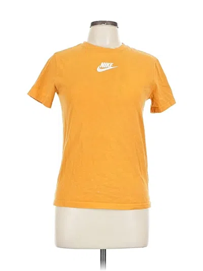 Pre-owned Nike Short Sleeve T-shirt In Orange