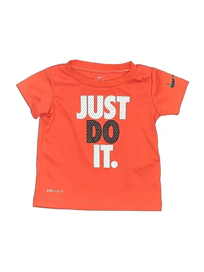 Pre-owned Nike Babies' Short Sleeve T-shirt In Orange