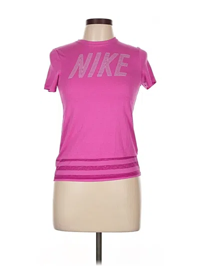 Pre-owned Nike Short Sleeve T-shirt In Pink