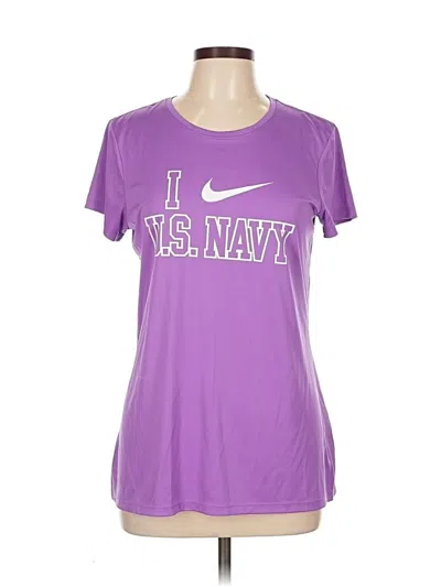 Pre-owned Nike Short Sleeve T-shirt In Purple