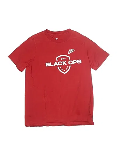 Pre-owned Nike Kids' Short Sleeve T-shirt In Red