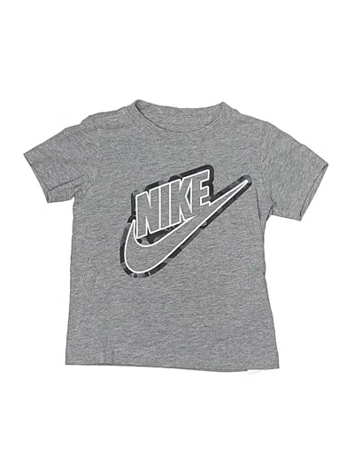 Pre-owned Nike Kids' Short Sleeve T-shirt In Silver