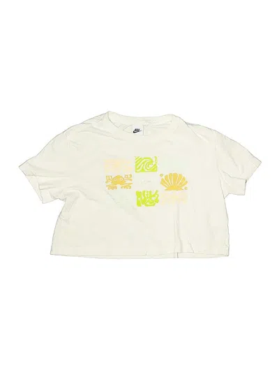 Pre-owned Nike Kids' Short Sleeve T-shirt In White