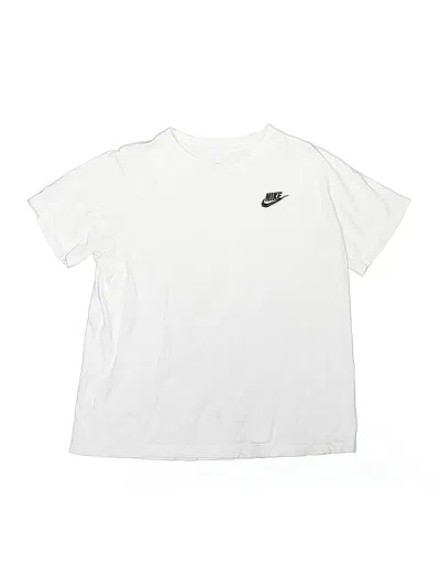 Pre-owned Nike Kids' Short Sleeve T-shirt In White