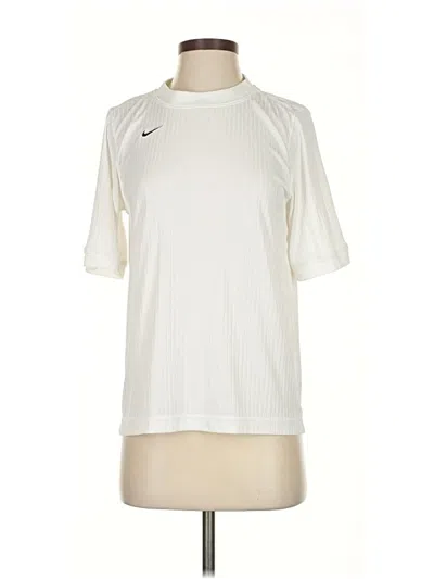 Pre-owned Nike Short Sleeve T-shirt In White