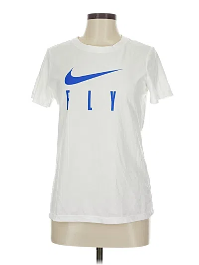 Pre-owned Nike Short Sleeve T-shirt In White