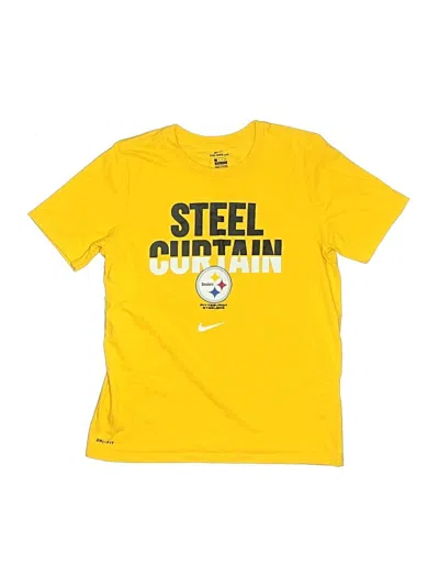 Pre-owned Nike Kids' Short Sleeve T-shirt In Yellow