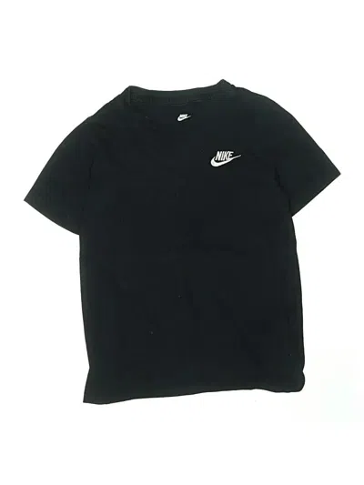 Pre-owned Nike Kids' Short Sleeve Top Black Tops