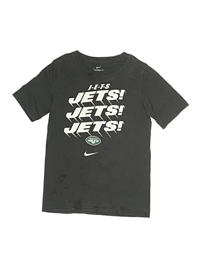 Pre-owned Nike Kids' Short Sleeve Top Black Tops