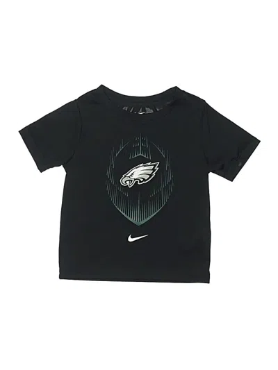 Pre-owned Nike Kids' Short Sleeve Top Black Tops