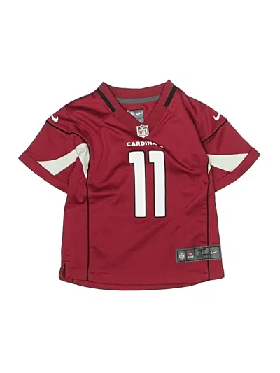 Pre-owned Nike Kids' Short Sleeve Top Burgundy Tops