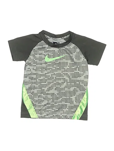 Pre-owned Nike Kids' Short Sleeve Top Gray Tops