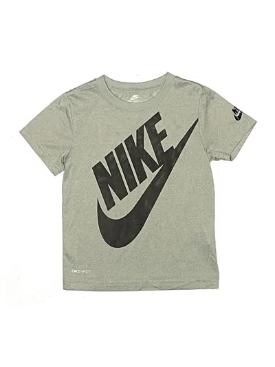Pre-owned Nike Kids' Short Sleeve Top Gray Tops