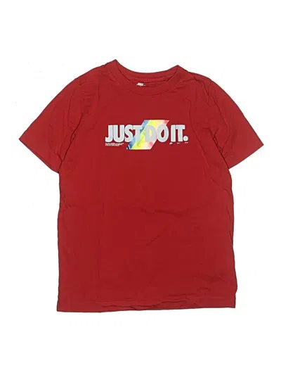 Pre-owned Nike Kids' Short Sleeve Top Red Tops