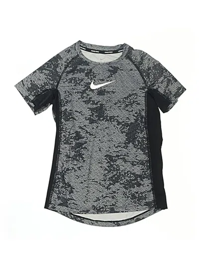 Pre-owned Nike Kids' Short Sleeve Top Silver Tops